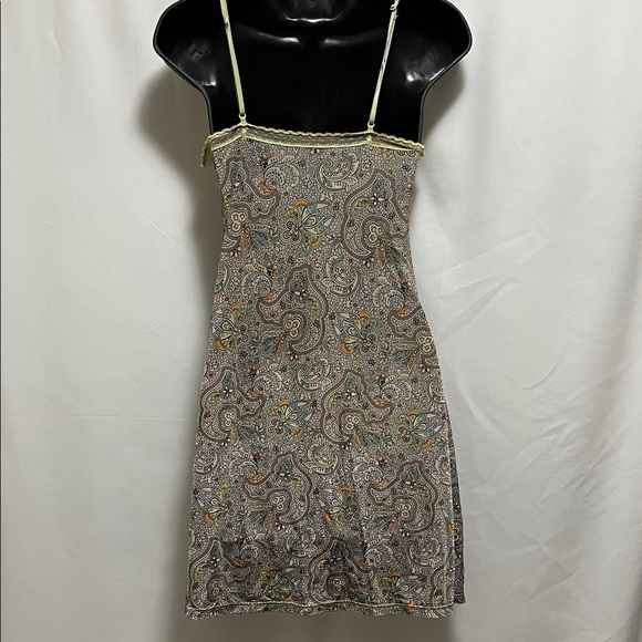 CALVIN KLEIN Paisley Lace Slip Dress Mini - Picture 3 of 8